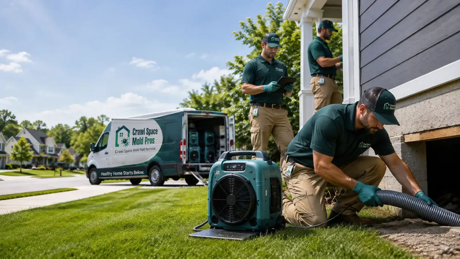 Crawl Space Mold Removal in Hazelton, KS